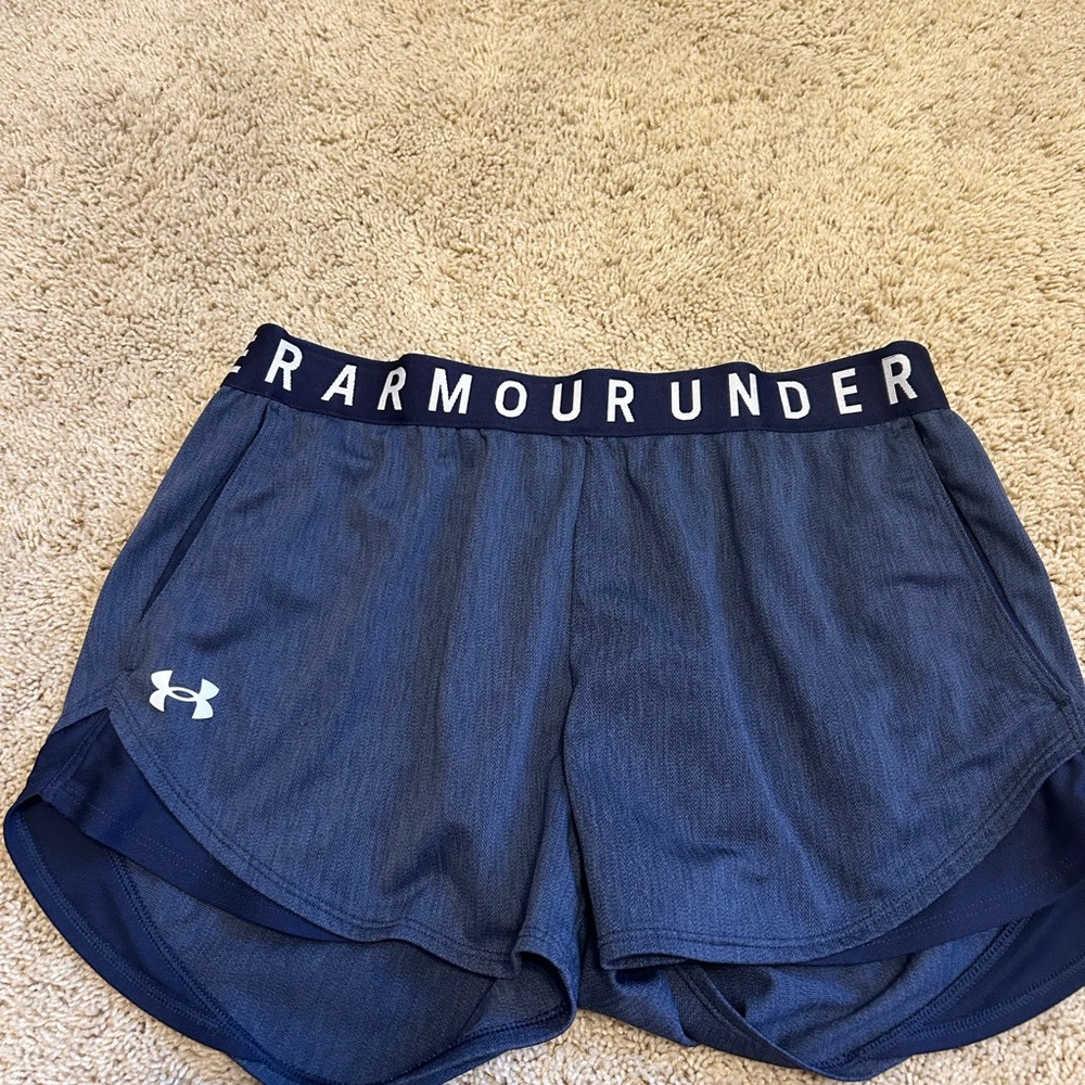 Under Armour Women's Navy Athletic Shorts